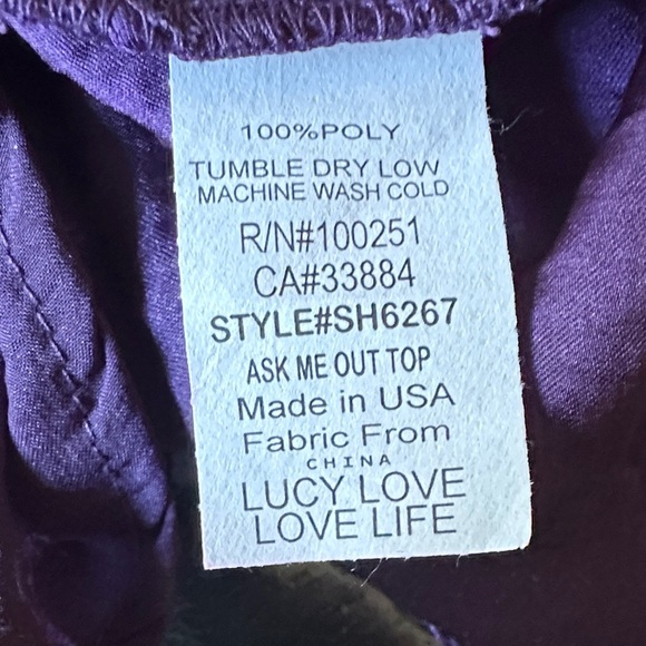 Lucy Love Purple Camisole Top - Picture 4 of 4